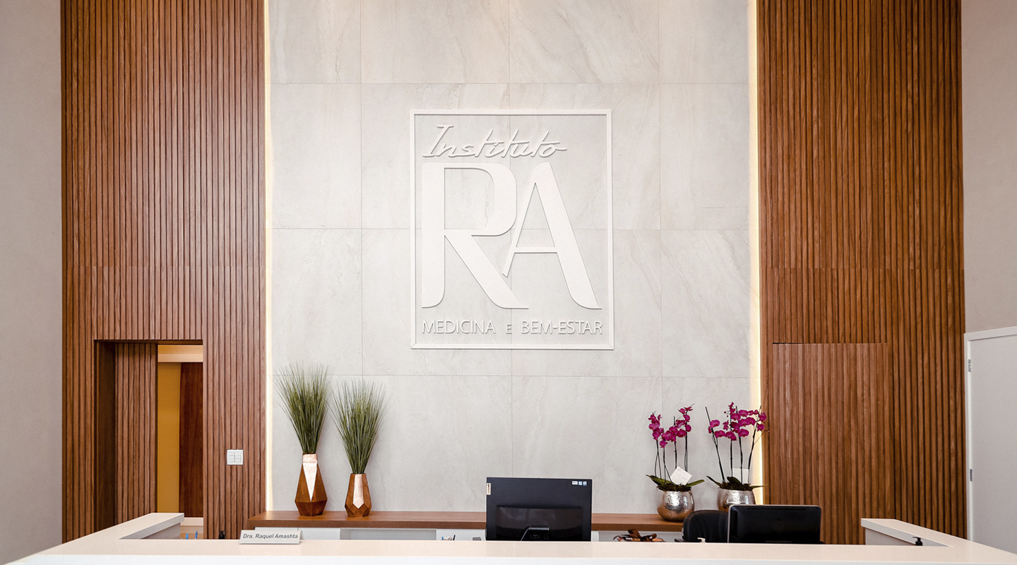 Recepção do Instituto RA - Clínica Dermatologia Palmas