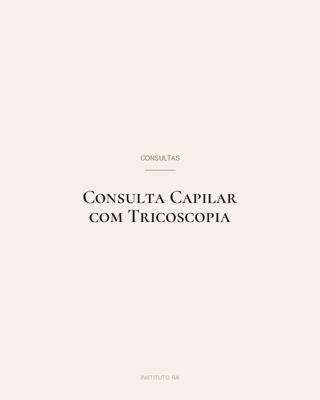 Consulta Capilar com Tricoscopia