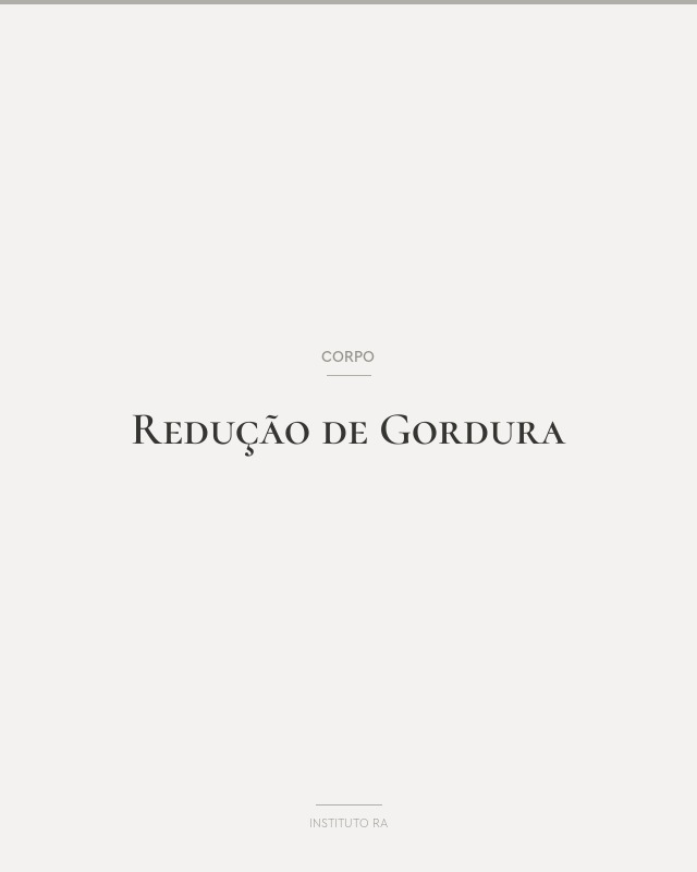 Redução de Gordura