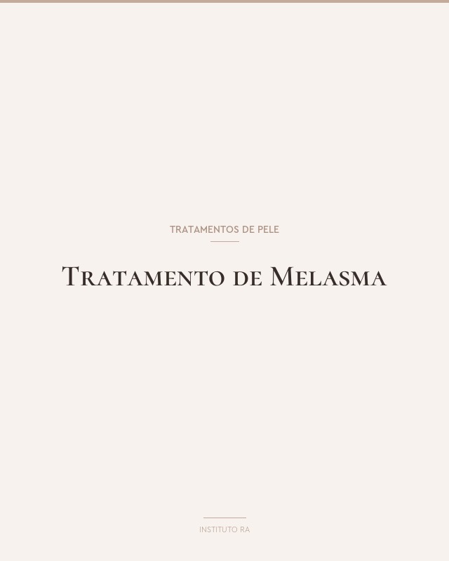 Tratamento de Melasma